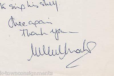 MILLICENT MARTIN BROADWAY MOVIE ACTRESS AUTOGRAPH SIGNED STATIONERY LETTER - K-townConsignments