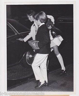 John Kennedy JFK Jr Sporting Baseball Glove 5th Ave NY Vintage News Press Photo - K-townConsignments