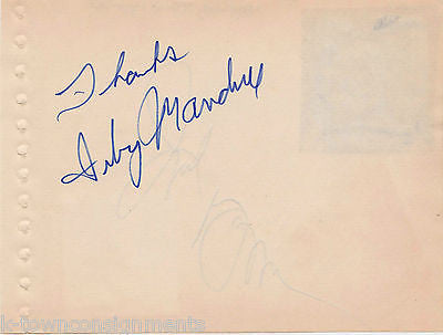 JOHNNY DOLLAR & ONE OTHER (?) COUNTRY MUSIC SINGERS VINTAGE AUTOGRAPH SIGNATURES - K-townConsignments