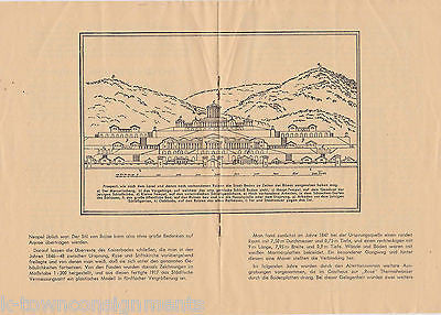 ROMAN RUINS VINTAGE GERMAN HEINRICH BERL ARCHEOLOGY ILLUSTRATED BOOKLET - K-townConsignments