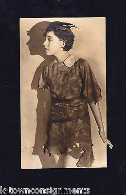 PETER PAN SILENT MOVIE & STAGE ACTRESS BETTY BRONSON ANTIQUE PROMO PHOTO 1924 - K-townConsignments