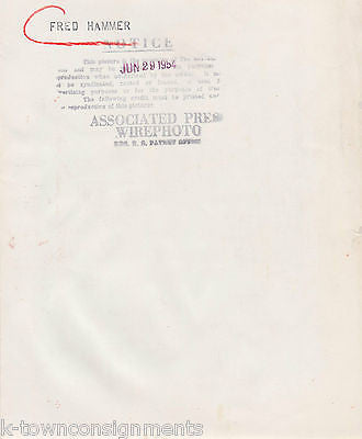 FRED HAMMER CONVICTED ASSAULT & MURDER OF HIS WIFE VINTAGE NEWS PRESS PHOTO LOT - K-townConsignments