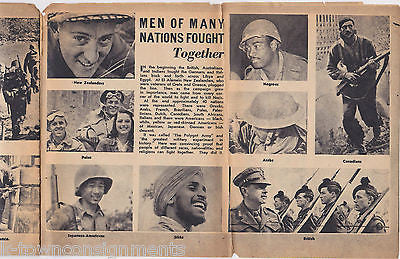 MISSION ACCOMPLISHED AFRICA SICILY ITALY WWII MILITARY SOLDIERS PHOTO BOOKLET - K-townConsignments