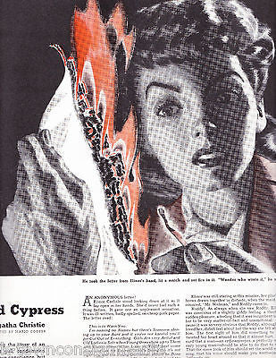 AGATHA CHRISTIE POLICE CLAY EWING COVER ART ANTIQUE COLLIER'S MAGAZINE 1938 - K-townConsignments