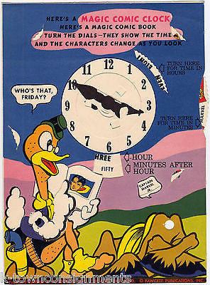 CAPTAIN MARVEL MAGIC COMIC BOOK TV SHOW VINTAGE GRAPHIC MOTION CLOCK AD FLYER - K-townConsignments