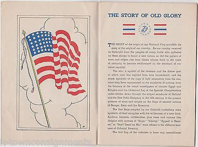 OUR FLAG OLD GLORY VINTAGE WWII MARINES GRAPHIC ILLUSTRATED AMERICAN FLAG BOOK - K-townConsignments