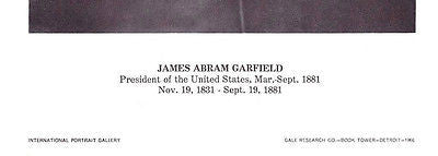 James Garfield United States of America President Vintage Polotical Photo Print - K-townConsignments