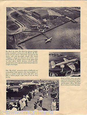 LA GUARDIA AIRPORT 1939-1964 VINTAGE 25th ANNIVERSARY NY NJ ILLUSTRATED BOOKLET - K-townConsignments