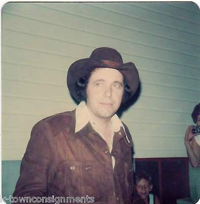 BOBBY BARE COUNTRY MUSIC SINGER ORIGINAL FAN CONCERT SNAPSHOT PHOTOS LOT - K-townConsignments