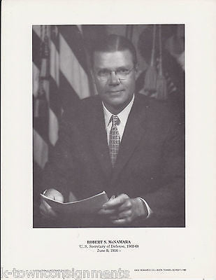Robert S McNamara US Secretary of Defense Vintage Gallery Poster Photo Print - K-townConsignments