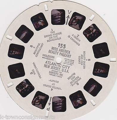 MISS AMERICA PAGEANT 1954 ATLANTIC CITY NJ VINTAGE VIEW-MASTER PHOTO REEL - K-townConsignments