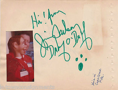 JIMMY NELSON VENTROLOQUIST ENTERTAINER & ONE OTHER VINTAGE AUTOGRAPH SIGNATURES - K-townConsignments