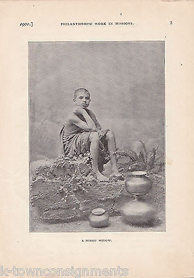 LIFE & LIGHT FOR WOMAN CHRISTIAN MISSIONARIES TO HINDUS 1901 CHURCH HISTORY BOOK - K-townConsignments
