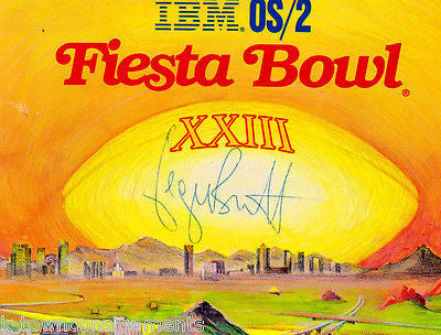 GEORGE BRETT KC ROYALS BASEBALL PLAYER AUTOGRAPH SIGNED FIESTA BOWL PROMO PACK - K-townConsignments