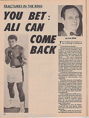 GEORGE FOREMAN MUHAMMAD ALI VINTAGE BOXING ILLUSTRATED MAGAZINE 1973 - K-townConsignments
