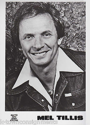 Country Music Singer Mel Tillis Vintage Austin City Limits Promo Photo - K-townConsignments