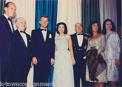 ROBERT 'BOBBY' KENNEDY EVENING GALA VINTAGE PRESS PHOTO - K-townConsignments