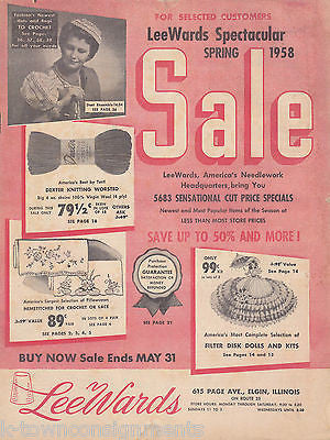 LEEWARDS SPECTACULAR VINTAGE HOME GOODS CATALOG SPRING 1958 - K-townConsignments