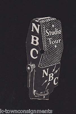 NBC RADIO CITY MUSIC ANTIQUE 1930s STUDIO TOUR GRAPHIC BROCHURE & TICKET STUB - K-townConsignments
