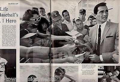 SANDY KOUFAX LA DODGER MLB BASEBALL PITCHER VINTAGE LIFE MAGAZINE AUG 1963 - K-townConsignments