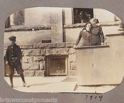 BOYS & GIRLS SWIMMING WITHOUT SUITS ANTIQUE SNAPSHOT PHOTOS 1914 - K-townConsignments