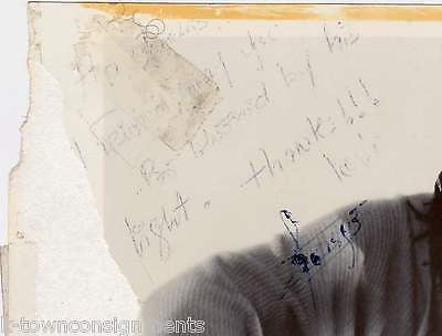 SERGE PONSAR R&B SOUL SINGER VINTAGE AUTOGRAPH SIGNED STUDIO PROMO PHOTO - K-townConsignments