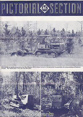 TIMBER TOPICS VINTAGE TREE LOGGING GRAPHIC NEWS FLYER - K-townConsignments