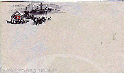 ALASKA LINE STEAMSHIP COMPANY ANTIQUE 1930s GRAPHIC STATIONERY LETTERHEAD MAILER - K-townConsignments