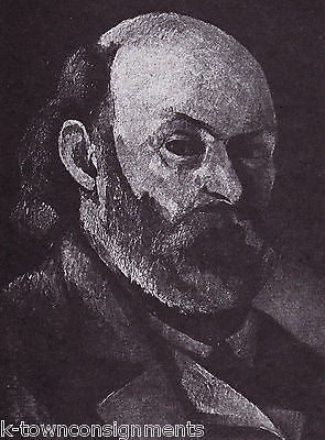 Paul Cezanne French Painter Vintage Portrait Gallery Poster Print - K-townConsignments