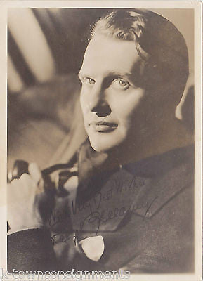 RALPH BELLAMY MOVIE ACTOR VINTAGE FACSIMILE AUTOGRAPH STUDIO PROMO PHOTO - K-townConsignments