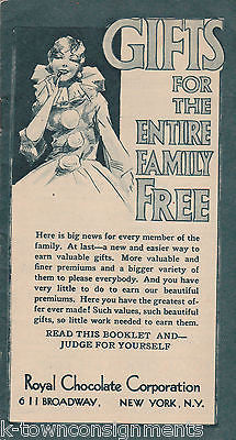 ROYAL CHOCOLATE ANTIQUE GRAPHIC SALES GIFT CATALOG - K-townConsignments