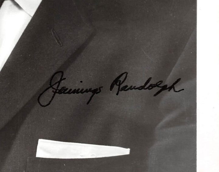 Jennings Randolph West Virginia New Deal Congressman Vintage Autograph Signed Photo
