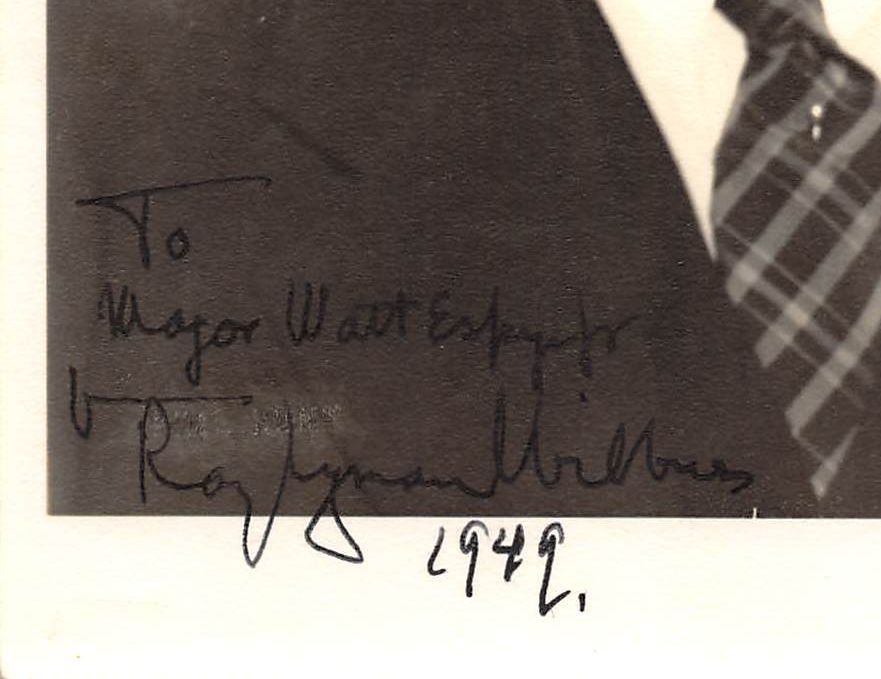 Dr. Ray Lyman Wilbur US Secretary of Interior Original Autograph Signed Photo