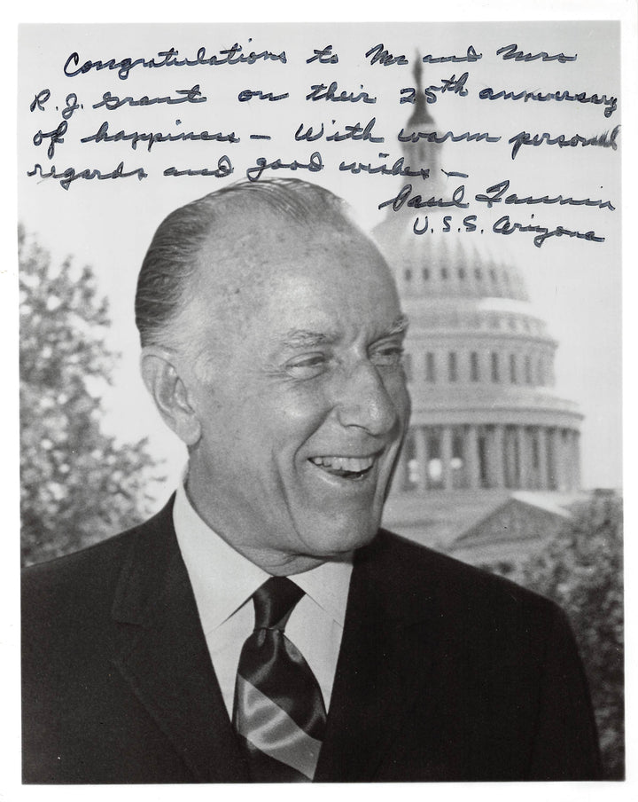 Paul Fannin Arizona Senator and Governor Vintage Autograph Signed Photo