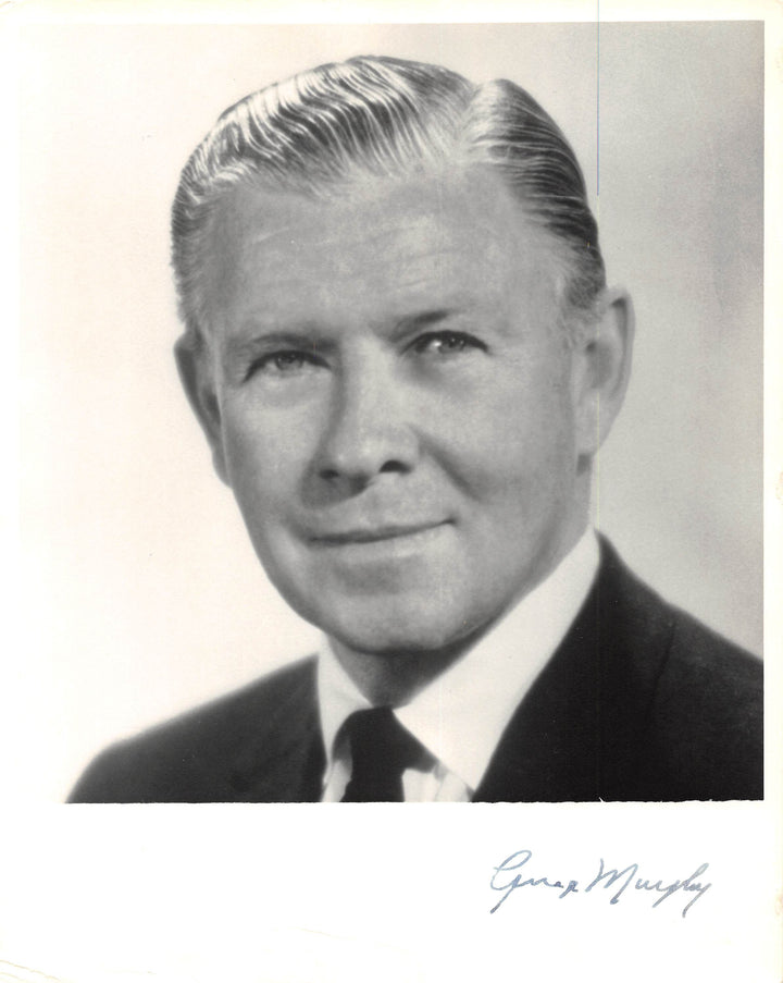 George Murphy California Senator Movie Actor Vintage Autograph Signed Photo