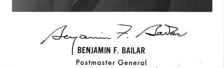 Benjamin Bailer US Postmaster General Original Autograph Signed Photo