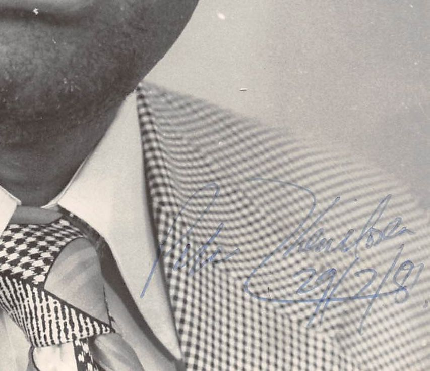 Peter Kenilorea Solomon Islands Prime Minister Autograph Signed Photo