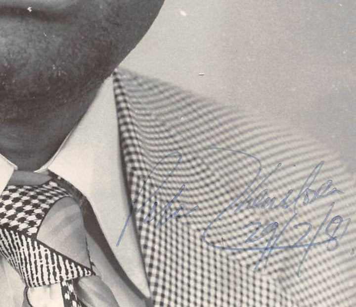Peter Kenilorea Solomon Islands Prime Minister Autograph Signed Photo