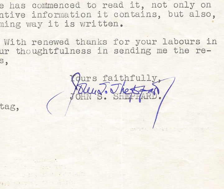John Sheppard President Roosevelt Lawyer Autograph Signed Legal Letter 1945