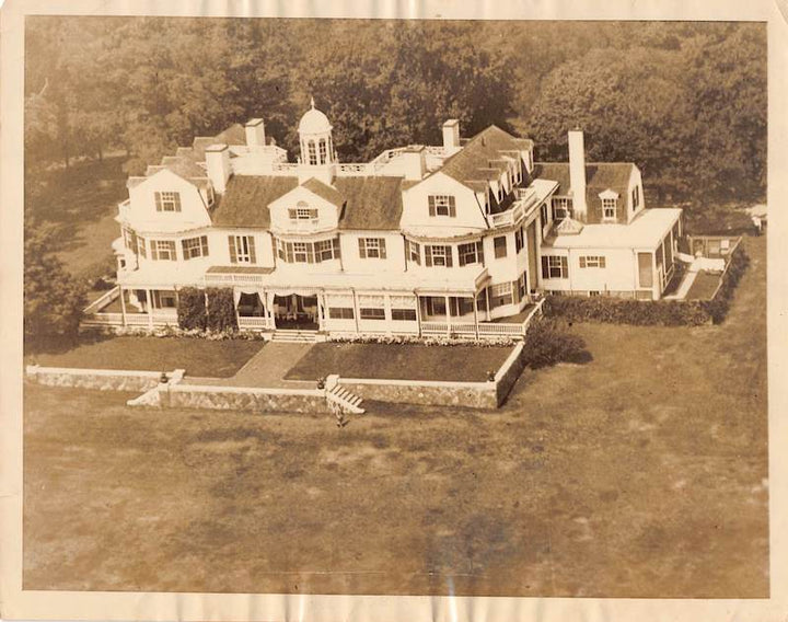 President Coolidge White House Retreat Swampscott Mass Antique Press Photo