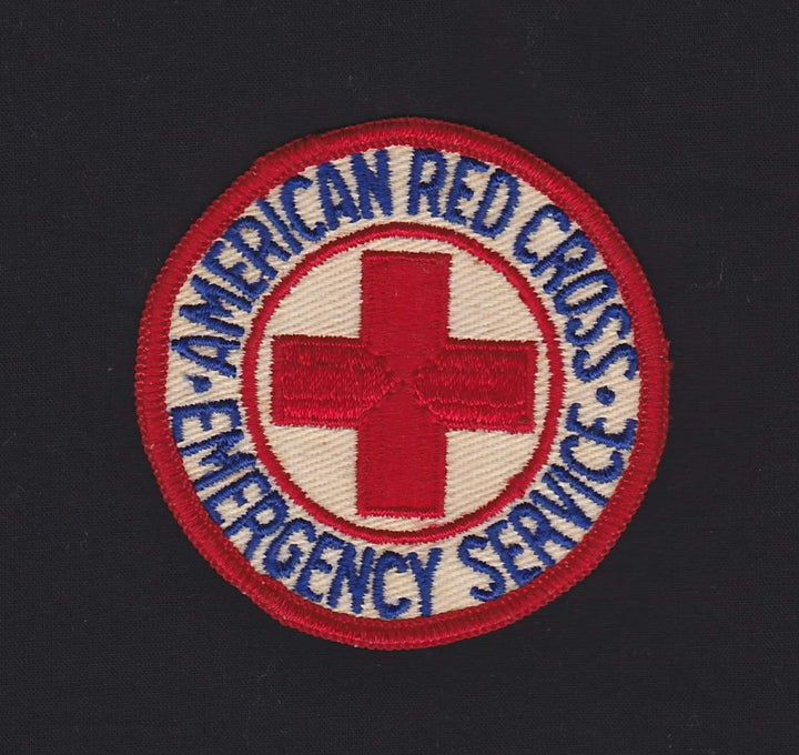 American Red Cross Vintage WWII Nurse Emergency Service Patch