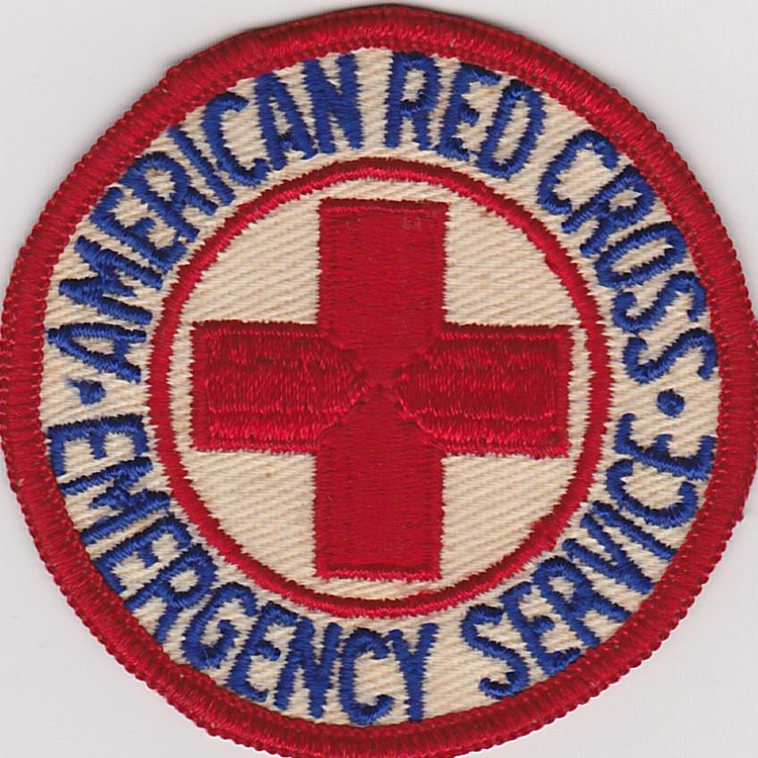 American Red Cross Vintage WWII Nurse Emergency Service Patch