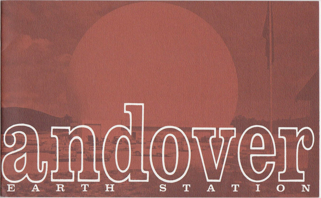 Andover Earth Station Bell AT&T Communications Telstar Satellites Vintage Promotional Brochure