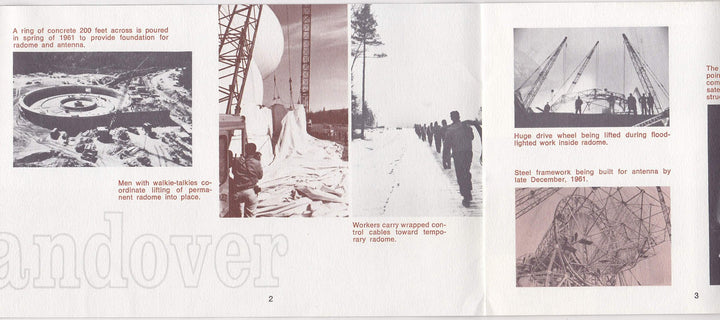 Andover Earth Station Bell AT&T Communications Telstar Satellites Vintage Promotional Brochure