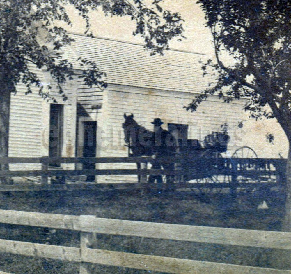 Augusta Maine Mill Works Excellent Outdoor Scene Antique Photo on Board