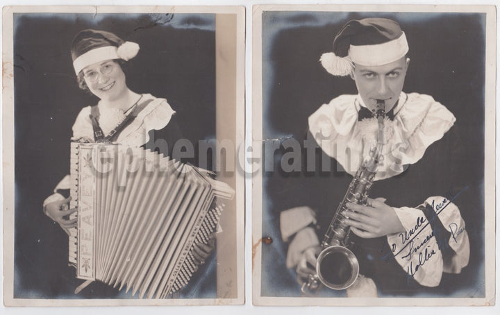 Hollis Peavey Jazz Big Band Music Antique Autograph Signed Photo