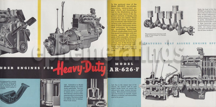 International Trucks Vintage Graphic Advertising Automobile Sales Book