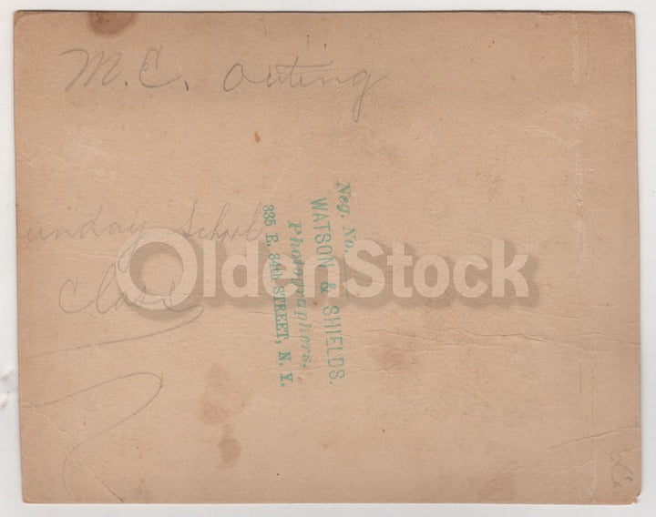 Camp Utopia St. George New Brunswick Camping Scene Antique Photo on Board