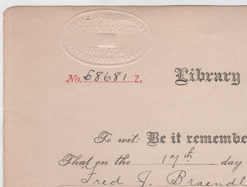 Ainsworth Spofford US Congress Librarian Antique Autograph Signed Document 1894