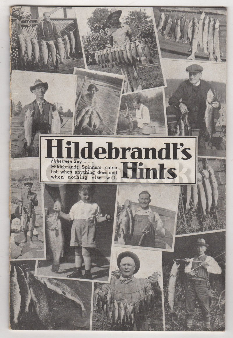 Hildebrandt Fishing Lures Logansport Indiana Vintage Fly Fishing Catalog Letter